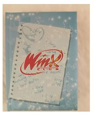 GIOCHI PREZIOSI - DIARIO AGENDA (grande) - WINX CLUB - COPERTINA IN TESSUTO - SFONDO AZZURRO