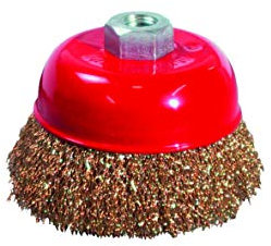 Kippen 1105A - Spazzola a Tazza Ø 75 mm per Smerigliatrice Angolare con Foro Filettato M14