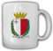 Malta Wappen Emblem Republik Malta Mittelmeer Inselstaat Becher Tasse #13741
