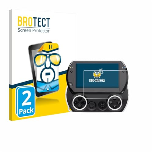 BROTECT (2 Stück Schutzfolie für Sony PSP Go Displayschutz Folie Made in Germany, Ultra-Klar
