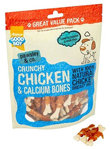 Guter Junge Knusprige Hähnchen Und Kalzium Knochen 350G (Packung mit 2)