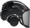 PROTOS® Sicherheitshelm Integral Forest Gehörschutz, Farbe:schwarz, Ausstattung:grobes Visier