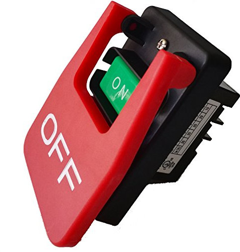 Kedu 380V 3HP 20Amp Table Saws Pushbutton Switch Paddle Switch for Bench Saw Wood Machine HY56