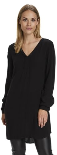 KAFFE Damen Tunika Amber Damen Tunika Amber Langarm V Ausschnitt Shirt Casual Basic Lange Ärmel
