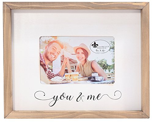 Lawrence Frames Farmhouse Wood - You & Me Bilderrahmen, Holz, braun, 4 x 6