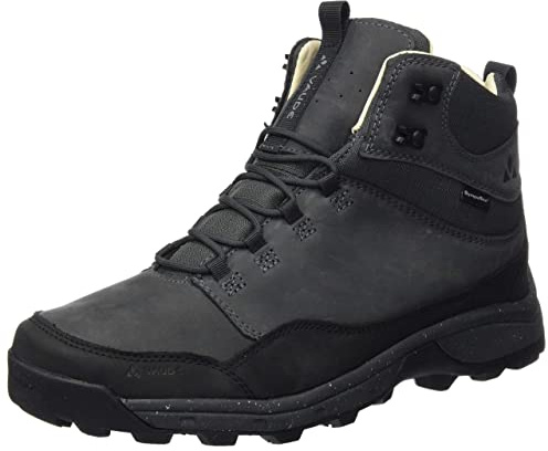 VAUDE wasserdichte Wanderstiefel für Damen “HKG Core Mid STX”, leichte Wanderschuhe für ausgiebige Touren, bequeme und rutschfeste Outdoorschuhe in schwarz - Größe 41