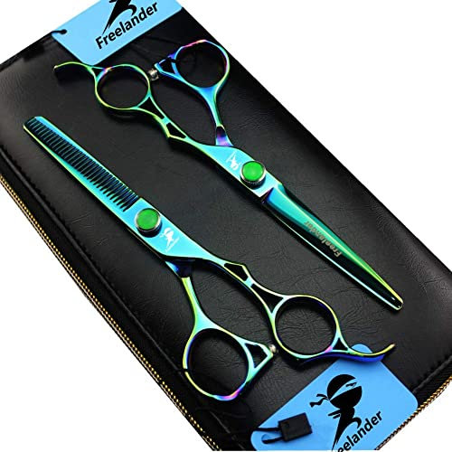 Premium Haarschere Friseurschere Effilierschere Modellierschere Edelstahl Rostfrei Haarschneideschere mit Scharfer Schneide