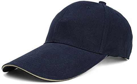 GY-honeq Casquette de Baseball Classic Cap Casquette de Baseball Casquette réglable/Couvre/Casquette/Casquette 100% Coton- Homme Femme (Bleu)