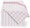 Blumtal Ensemble de torchon cusine Premium 50x70 cm en Coton - Lot de 5 - qualité certifiée Oeko-TEX - torchon Vaisselle - lavables jusqu'à 95°C - Ultra Absorbant - Design élégant à Carreaux - Rouge