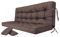PillowPrim Kissen für Hollywoodschaukel, Gartenschaukelkissen Sitzbank mit Rückenlehne, sitzbreite 180 cm
