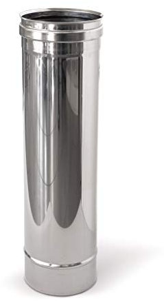 Tubo in acciaio inox per canne fumarie L 1000 mm (DN 160)