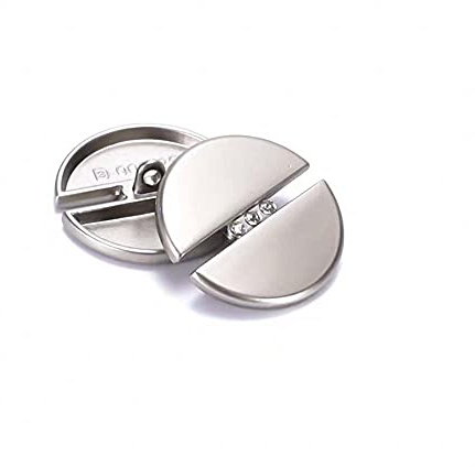 5 Stück Diamant Metallknopf Runde Knöpfe Anzug Mantel DIY Näharbeiten zur Dekoration Schnalle