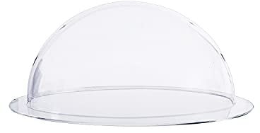HMF 46720 Halbkugel aus Acryl mit Krempe, DIY Acrylhaube | Ø 20 cm | Transparent
