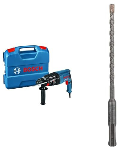 Bosch Professional Perforateur SDS Plus GBH 2-26 (Ø perçage dans béton : 4-26 mm, Coffret) + Foret SDS plus de (pour le béton, Ø 6 mm, longueur 165 mm, accessoire)