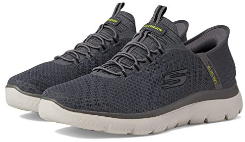 Skechers Summits High Range, Sneaker Uomo, Grigio (Charcoal Mesh Trim), 42 EU