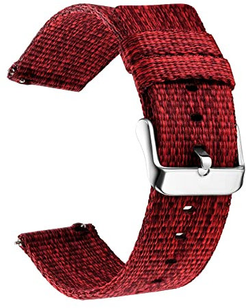 TPUOTI Bracelet de montre en nylon pour Garmin Venu 2 Plus - Pour homme et femme - 18 mm, 20 mm, 22 mm - Pour Garmin Venu SQ 2 2S Correa, 22mm, Agate