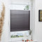 Grandekor Plissee Klemmfix ohne Bohren Anthrazit 75x200cm(BxH) Plissees lichtdurchlässig Blickdicht Jalousien ohne Bohren Fensterrollo Klemmrollos Sonnenschutz Sichtschutz Faltrollo Rollos für Fenster