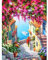 Peinture Diamant Adulte,Paysage Mer 5D Diamond Painting Complet,Diamant Strass Point de Croix Cristal Painting,Fleurs et Arbres Diamant Kit Enfants,Murale Décoration,30x40 cm