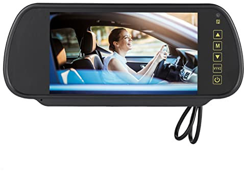 Rückspiegel-Monitor, Rückfahrkamera Für Auto-Sicherheitssichtsystem, LCD-Display, Backup-Parkmonitor Mit Bildschirm Für LKW-Fahrzeuge, SUV, Minivans, Rückfahrkamera, 3 Minuten DIY-Installation, 7 Zoll