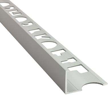 Alu L-Profil Fliesenschiene Fliesenprofil silber matt L270cm 10mm