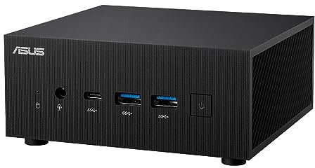 ASUS Mini PC PN52 (S7141AD) Ultra-compact with AMD Ryzen 7 5800HS, Integrated Radeon Graphics, supports Quad-4K displays and 8K, 2x PCIe Gen3, 4x M.2 PCIE, 256Gb G3 SSD, 2.5 Gb LAN, WiFi 6E
