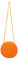 ARVALOLET Fashion Women's Shoulder Bag Straw Woven Pure Colour Shoulder Bag Casual Women's Summer Beach Holiday Round Small Handbag, orange, 220*145*80mm