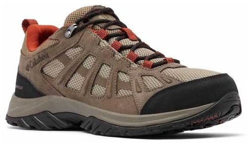 Columbia Redmond 3 WP, Zapatillas De Senderismo Y Trekking, Hombre, Marrón (Pebble/Dark Sienna 2024), 42 EU