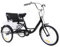 Akuoyiexemye 20 Zoll Dreirad für Erwachsene Cruise Bike aus Kohlenstoffreichem Stahl mit Einkaufskorb und Sitz, 3 Rad Fahrrad Höhenverstellbar Cityräder Tragfähigkeit 120kg