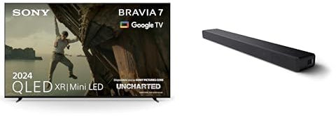 Sony BRAVIA 7 QLED (XR l Mini LED) 65 pollici 4K HDR Google Smart TV (2024) HT-A3000