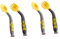 Abaodam 2 Sets Twist Löffel Füttergabel Löffel Babygeschirr Löffel Biegsamer Kleinkind Löffel Säuglingssicherheitslöffel Fütterlöffel Löffelgabel