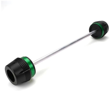 DZSMACHENGSM Sturzpads Motorrad Für Kawasaki Z900 Z650 Z 900 650 Z650RS Z750 Z750S Z800 Motorrad Vorderrad Gabel Slider Achse Crash Protector Kappe Sturzpads(GRÜN)