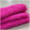 YZRXD Tissu en Fausse Fourrure Shaggy Peluche Longs Poils Fourrure Synthétique 160x50cm pour Bricolage Coussin Gnomes Housse de Chaise Costume Décoration(Color:Rose Vif)