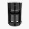 Terraillon - DIAMANT NOIR - Cafetière filtre Electrique, Verseuse verre, 980W, Capacité 1,25L, Maintien au chaud, Indicateur de niveau d'eau-,Fonction anti-goutte, Base reliefée effet Diamant, Noir