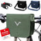Valkental® x KLICKfix® - wasserdichte Lenkertasche | 7L Volumen | Robuste Fahrradtasche Lenker mit Magnetverschluss | Inkl. Handyfach | Lenkertasche Fahrrad | Lenkertasche Ebike | KLICKfix kompatibel