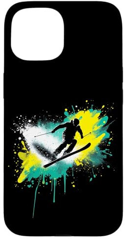 Dynamisches Skidesign Hülle für iPhone 15