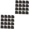 SHINEOFI 2sets Non Slip Eva Washing Machine Pads Shockproof Vibration Dampers for Household Appliances Floor Protectors to Reduce Noise and Extend Machine Life 24pcs*2