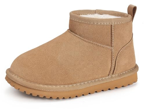 Mishansha Stivali da Neve Bambino Bambina Antiscivolo Caldi Gr.24-36 | Antiscivolo, Leggeri, Flessibile, Resistente all'abrasione, Outdoor, Fodera Calda, Scuola