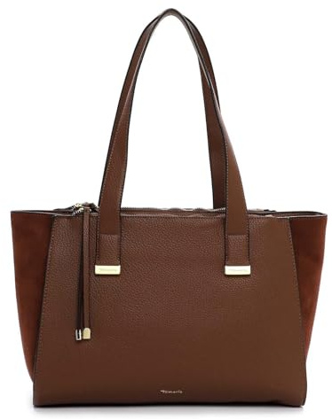 Tamaris Schultertasche Galina SC City Shopper Cognac braun