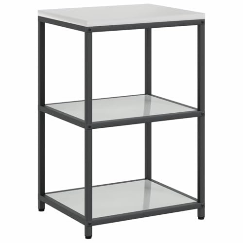 mtlskopl Silber Küchenschrank Modernes Stahlregal 60 x 50 x 92 cm Robust und Langlebig mit Brettregalen für Küche Flur und Esszimmer