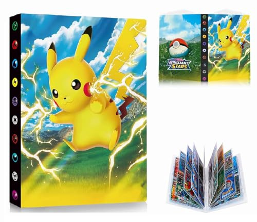 Album Carte Pokemon, Raccoglitore Carte, Album Porta Carte Collezionabili, 30 Pagine e può Contenere 240 Carte