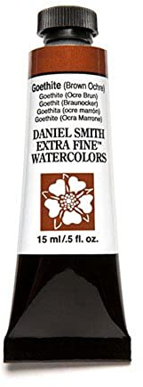 DANIEL SMITH Extra Fine Watercolor 15ml Paint Tube, Goethite-Brown Ochre