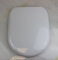LTBC D-Shaped Soft Close Toilet Seat with Stainless Steel Quick Release Hinges - White