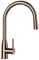 Schock 559120COP Küchenarmatur KAVUS in Copper – beschichtete Hochdruck Armatur aus Edelstahl mit ausziehbarem Auslauf und ultraleisem Wasserstrahl