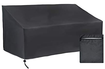 ValueHall Gartenbank Abdeckung Wasserdicht 420D Oxford Gewebe Gartenmöbel Abdeckung Bankabdeckung Garten Sofabezug Sofa Abdeckung Schutzhülle für Gartenbank Outdoor Garten Möbel V1C03 (4-Sitzer)