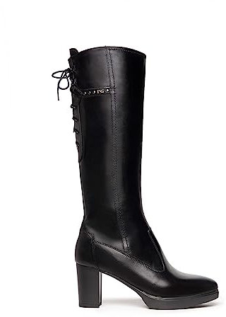 NeroGiardini I205711D Stivali Donna in Pelle - Nero 39 EU
