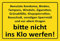 Tin Sign Blechschild 20x30 cm Bitte Nicht ins Klo werfen Kondome Binden Tampons Drogen witzige Hinweis Tafel WC Ordnung Wand Deko Bar Kneipe Cafe Sammler Geschenk