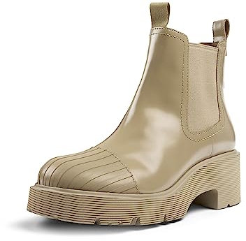Camper Damen Milah K400704 Chelsea Boot, Beige 002, 41 EU