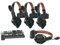 Hollyland Solidcom C1 Pro Wireless Intercom System ENC Geräuschunterdrückung Full Duplex 4 Nutzer 350m Teamkommunikation PTT Mute Single Headset für Kirche Drohne TV Film Produktion 1 Master&3 Remote