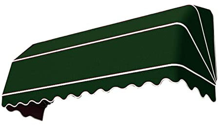 ZXHKZDX Tenda da Sole per Porte e Finestre, Resistente ai Raggi UV, Tessuto Poliestere, Verde, 100x60cm