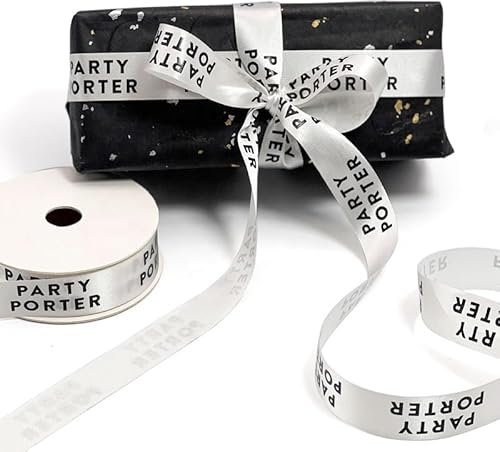 91,4 m individuelle Bänder für Blumensträuße, individuell bedrucktes Band, personalisiertes Band mit Namen, Wärmetransferdruck, Geschenkpapier, 91,4 m, 25 mm